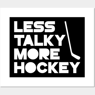 Less Talky More Hockey Posters and Art